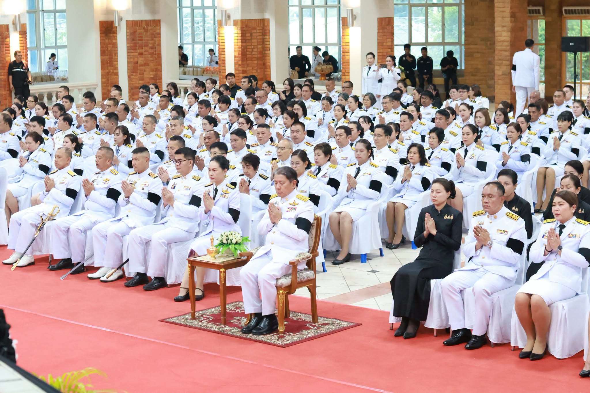 title - ส.ป.ก.จันทบุรี เข้าร่วมพิธีบำเพ็ญกุศล ในวาระครบ 100 วัน (สตมวาร) แห่งการสิ้นพระชนม์ เพื่อถวายเป็นพระกุศลแด่ สมเด็จพระเจ้าลูกเธอ เจ้าฟ้าพัชรกิติยาภา นเรนทิราเทพยวดี กรมหลวงราชสาริณีสิริพัชร มหาวัชรราชธิดา